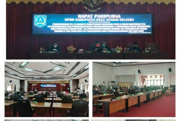 BNN Kabupaten Hulu Sungai Selatan Menghadiri Rapat Paripurna DPRD