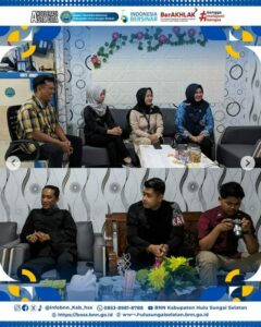 BNN Kabupaten Hulu Sungai Selatan menerima kunjungan dari Rutan Kelas IIB Rantau