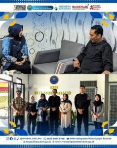BNN Kabupaten Hulu Sungai Selatan menerima kunjungan dari Rutan Kelas IIB Rantau