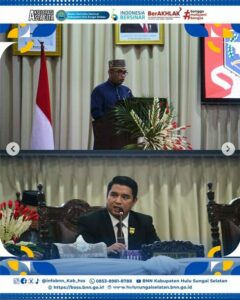 Kepala BNNK Hulu Sungai Selatan menghadiri Rapat Paripurna DPRD Kabupaten Hulu Sungai Selatan