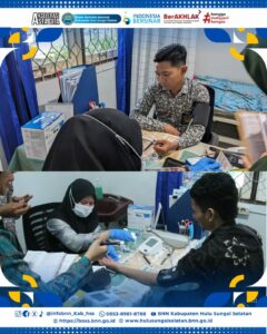 Pemeriksaan Kesehatan Pegawai ASN, Polri, dan PPPK BNNK Hulu Sungai Selatan