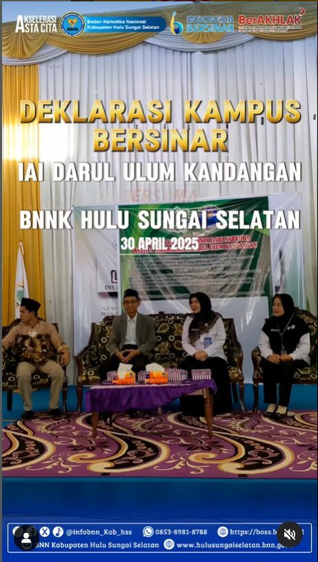 Deklarasi Kampus Bersinar IAI Darul Ulum Kandangan Konsep Otomatis