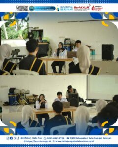 Katim P2M BNNK Hulu Sungai Selatan Menjadi Narasumber pada Kegiatan Pembekalan Pemilihan Utuh Aluh HSS 2025.