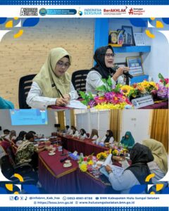 Tim P2M BNNK Hulu Sungai Selatan Melaksanakan Rapat Koordinasi Dalam Rangka Fasilitasi Intervensi Sumber Daya Pembangunan Desa
