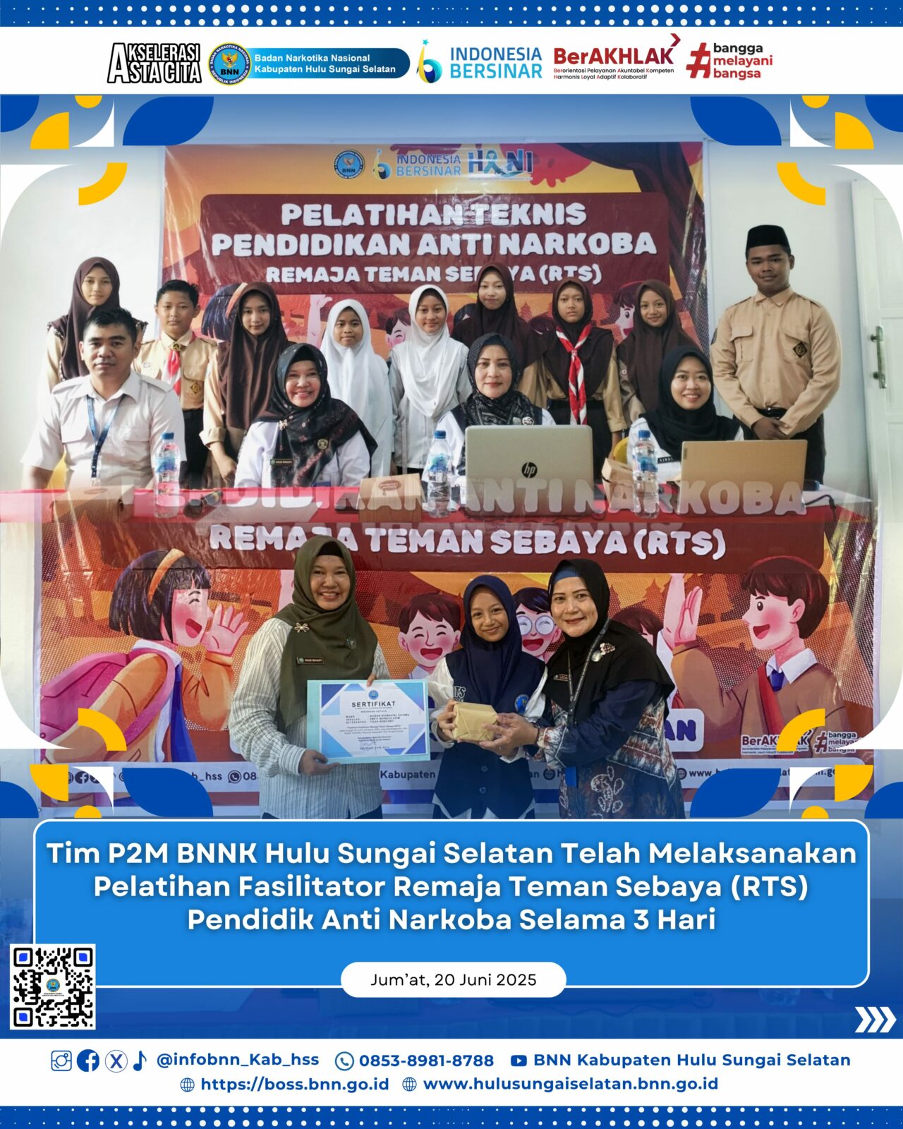 BNNK Hulu Sungai Selatan Melaksanakan Koordinasi ke RSUD Brigjend H. Hasan Basry Kandangan, Terkait PKS. BNNK Hulu Sungai Selatan Melaksanakan Koordinasi ke RSUD Brigjend H. Hasan Basry Kandangan, Terkait PKS.