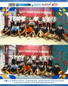 Cegah Narkoba, BNNK HSS Mengikuti Undangan Tes Urine Warga Binaan dan Petugas Rutan