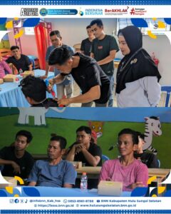 Tim P2M BNNK HSS Melaksanakan Bimtek Lifeskill Bagi Masyarakat Kawasan Rawan Narkoba.