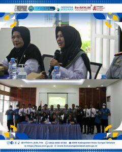 BNNK Hulu Sungai Selatan Mengikuti Kegiatan Tes Urine Kepada Petugas dan Warga Binaan di Rutan Kelas IIB Kandangan