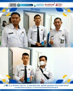 Cegah Narkoba, BNNK HSS Mengikuti Undangan Tes Urine Warga Binaan dan Petugas Rutan